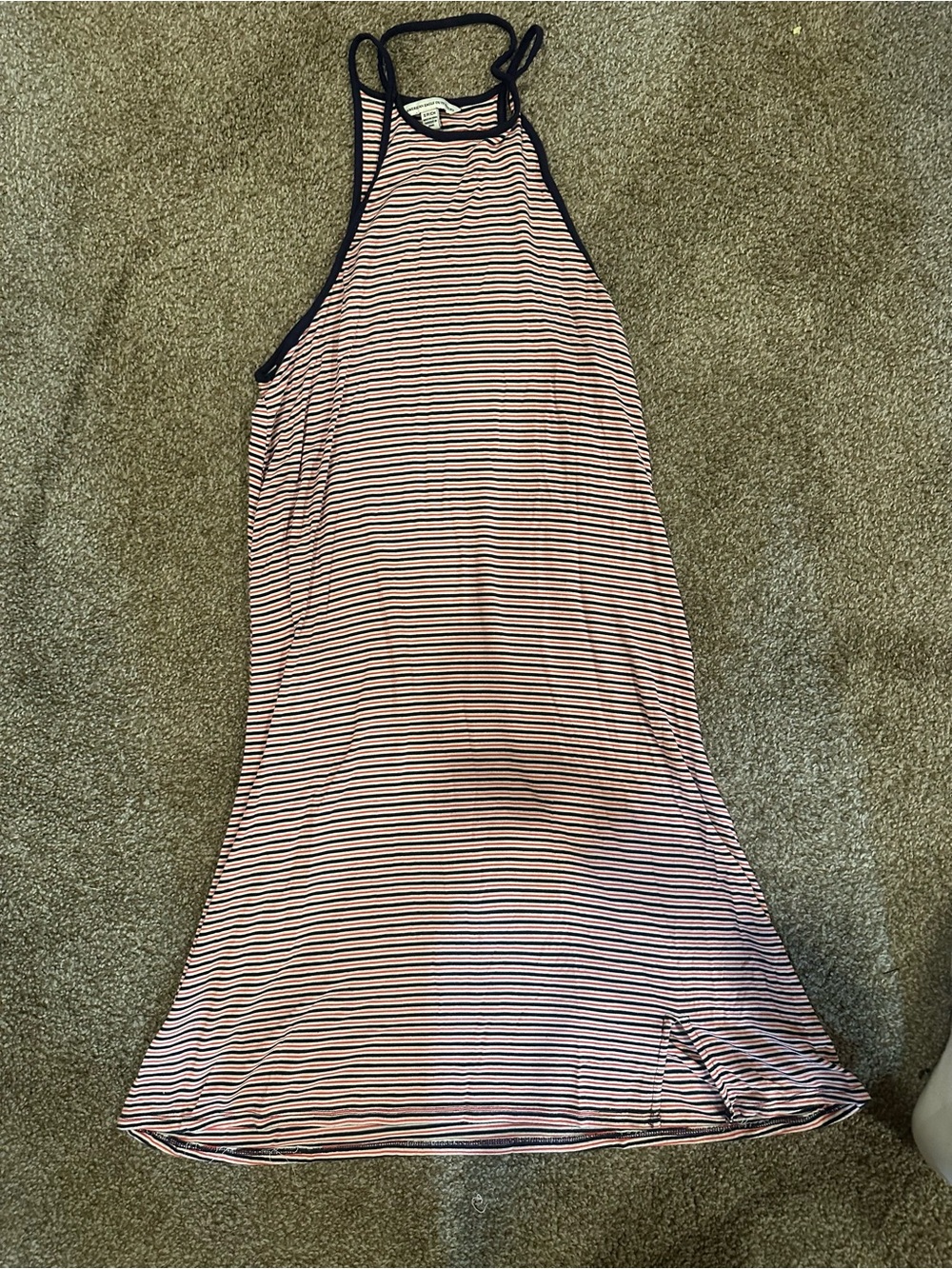 American Eagle Outfitters Striped Halter Midi Dress